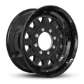 17.5x6.75 8x6.5 HPD HDT Forged Gloss Black Trailer Wheel (Hub Centric)