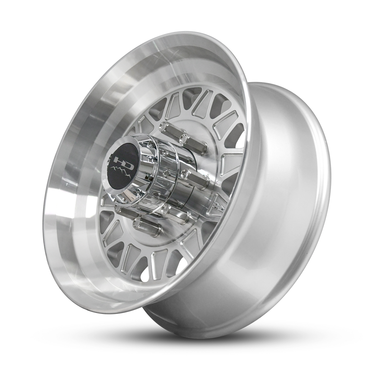 Side profile of HPD trailer wheel highlighting deep rim depth and finish