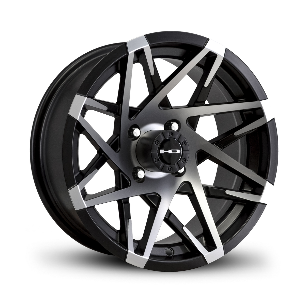 HD Golf Canyon 14x7 -14 4x101.6mm 68.2mm Satin Black/Machined Face