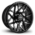 HD Golf Canyon 14x7 -14 4x101.6mm 68.2mm Gloss Black/Milled Face
