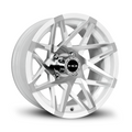 HD Golf Canyon 12x7 -14 4x101.6mm 68.2mm Gloss White/Machined Face