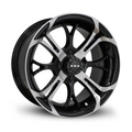 HD Golf Spinout 14x7 -10 4x101.6mm 68.2mm Gloss Black/Machined Face