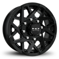 16x6 8x6.5 HPD Canyon Gloss Black Trailer Wheel