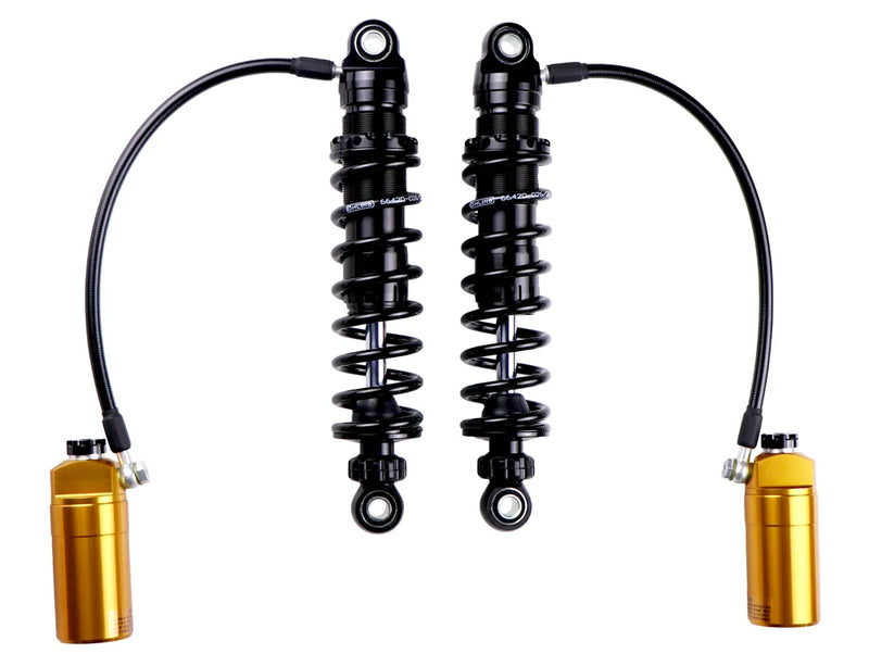 2014-2016 Harley-Davidson Touring Öhlins Complete Front and Rear Suspension Kit (FKC Cartridges + STX Pro Reservoir Shocks)