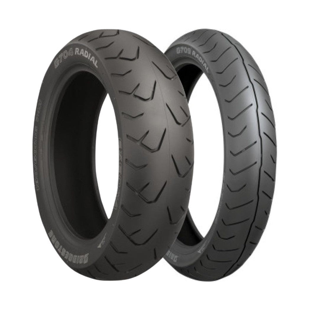 Honda Gold Wing GL1800 (2001-2017) Tire Set | Bridgestone Exedra G709 130/70R18 + G704 180/60R16