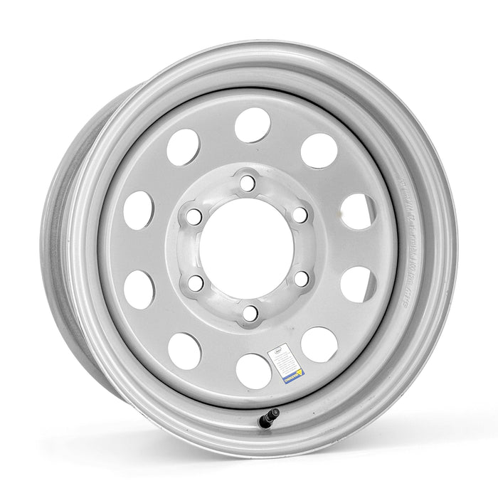 15x6 6-5.5 Silver Modular Trailer Wheel - Tires Fast