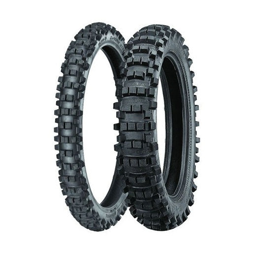 Pair of Kenda Trakmaster II K760 front dual-sport tires 80/100-21 knobby pattern