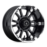 SIXER UTV 12X6.5 MACH G-BLACK -20MM