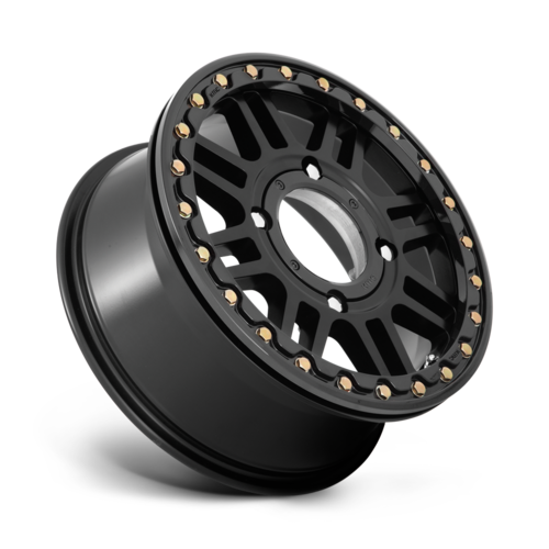 CAGE UTV BL 15X10 4X137 S-BLK BLK-RG +0