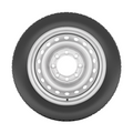 2012-2020 Nissan NV1500/2500 Tire & Wheel - LT245/70R17 (Silver)