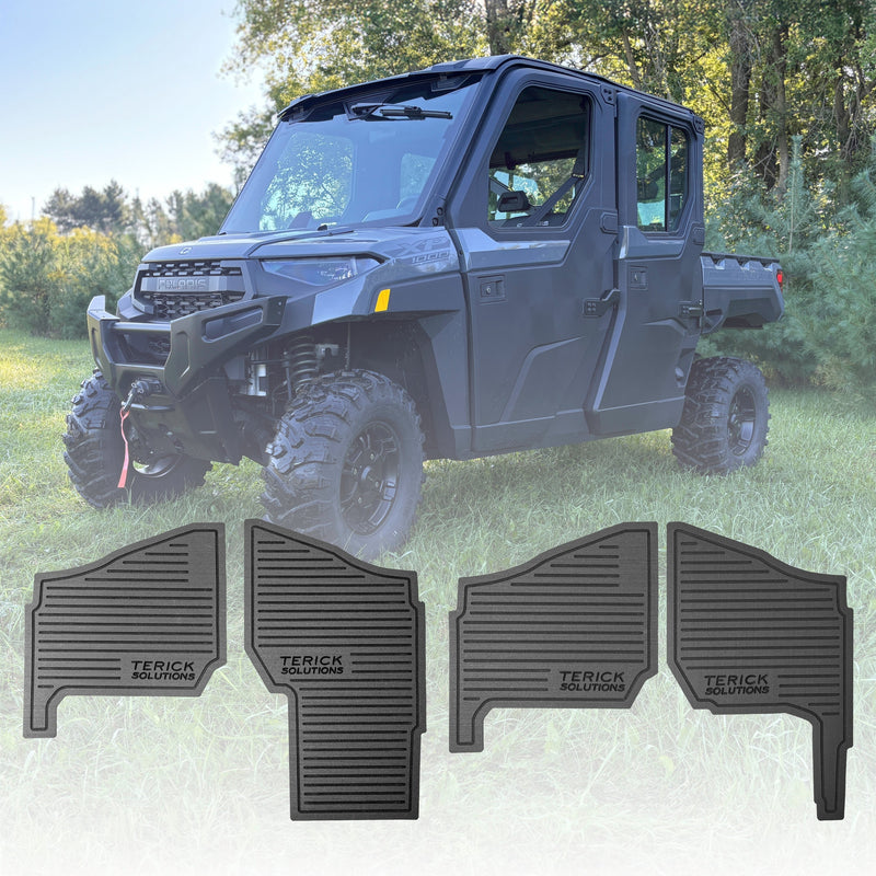 2018-2026 Polaris Ranger XP 1000 Terick Solutions Rubber Floor Mats