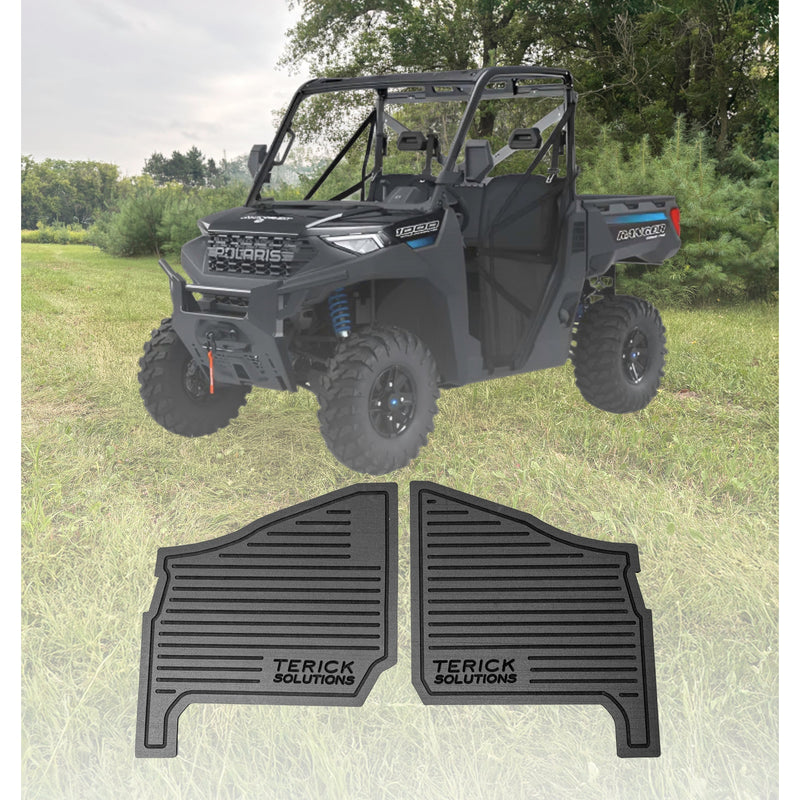 2020-2026 Polaris Ranger 1000 Base/EPS/Premium Terick Solutions Rubber Floor Mats