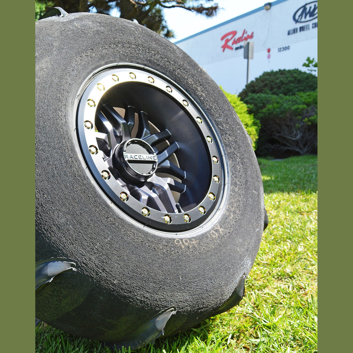 Raceline Ryno Beadlock 14x7 4x156 (5+2) Gun Metal w/ Black Ring