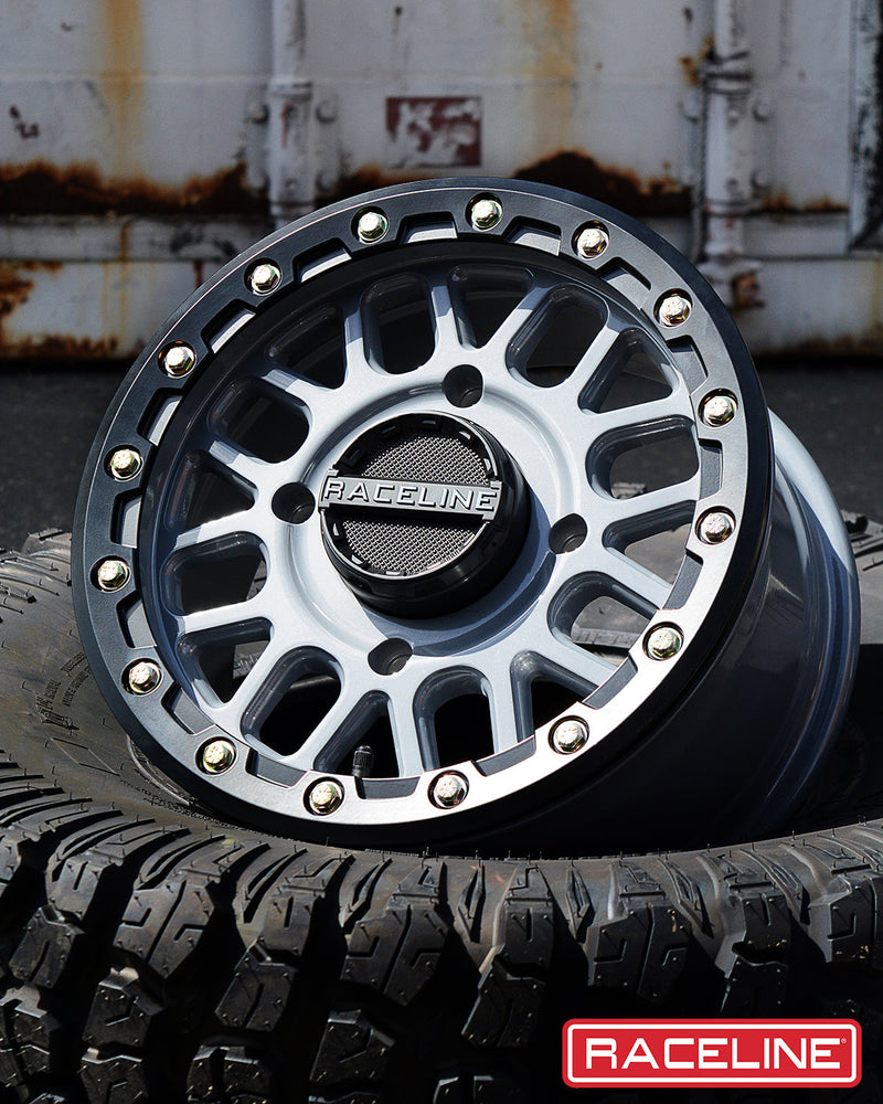 14x7 4x156 +10mm Raceline Podium Stealth Grey