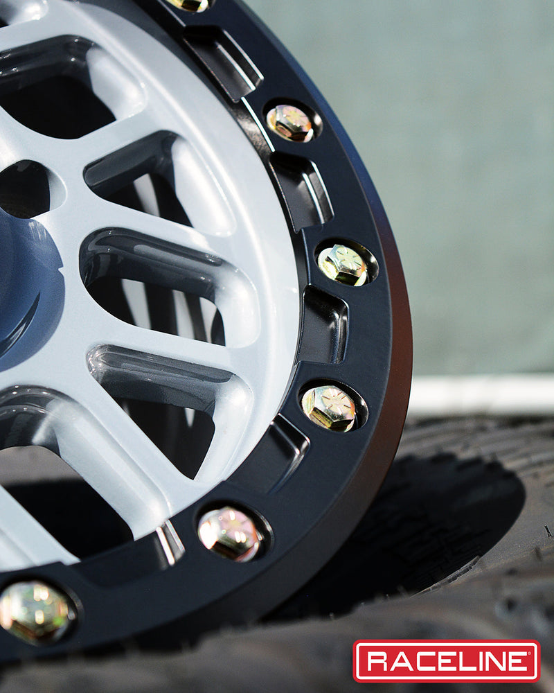 15x6 4x137 +40mm Raceline Podium Stealth Grey