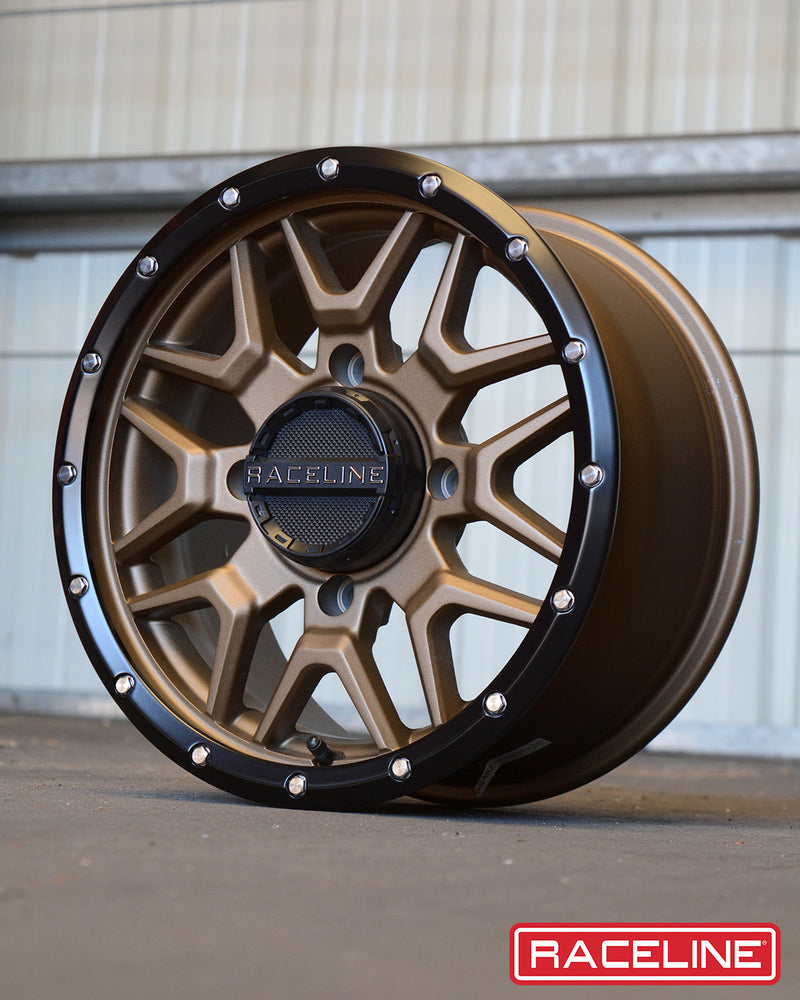 14x7 4x156 +38mm Raceline Krank Bronze