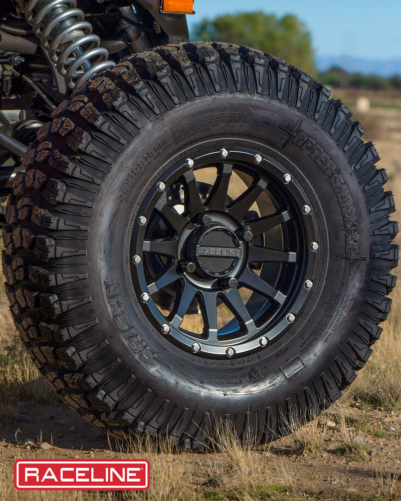 14x7 4x156 +38mm Raceline Trophy Black