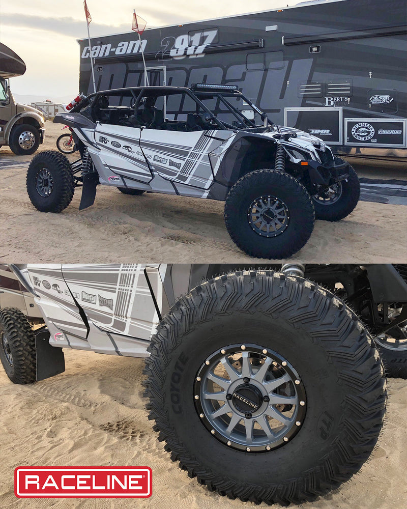 14x7 4x110 +10mm Raceline Trophy Stealth Grey