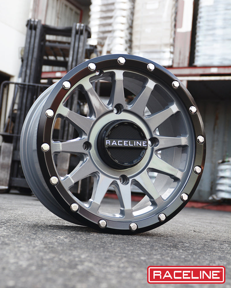 14x7 4x110 +10mm Raceline Trophy Stealth Grey