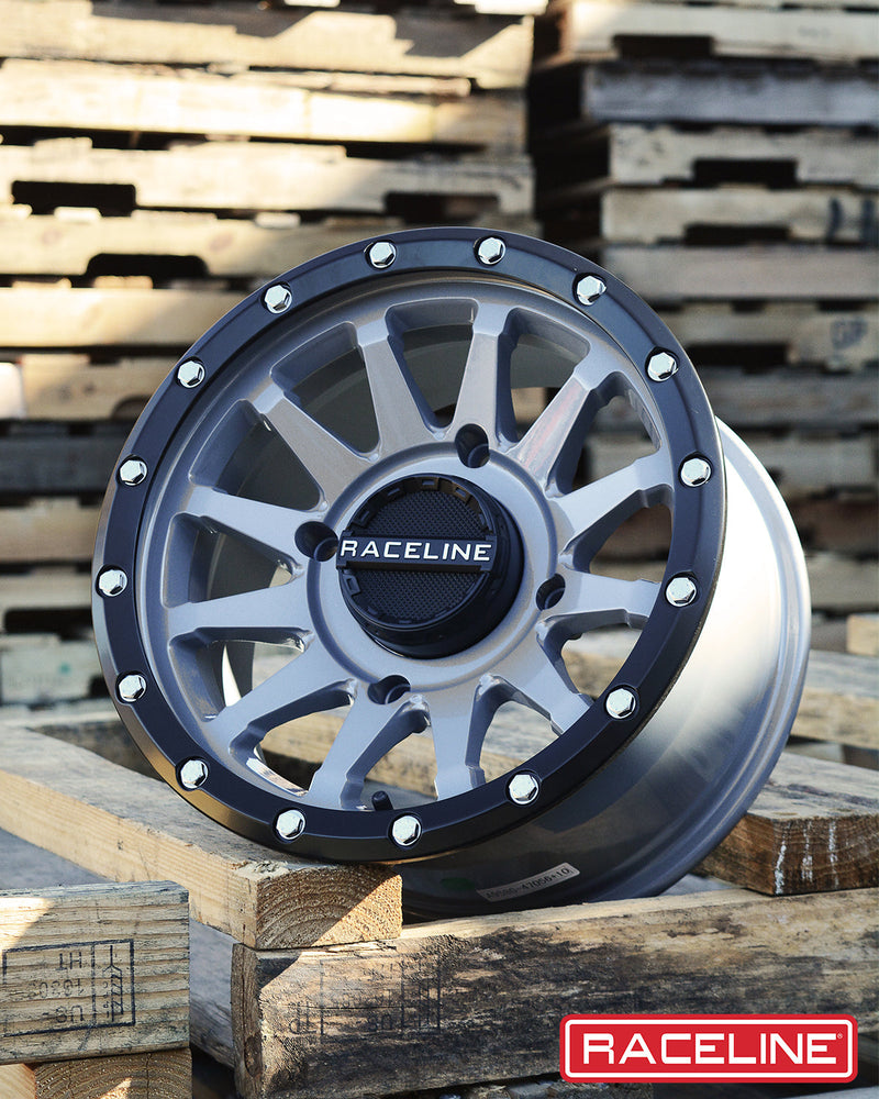 14x7 4x137 +10mm Raceline Trophy Stealth Grey
