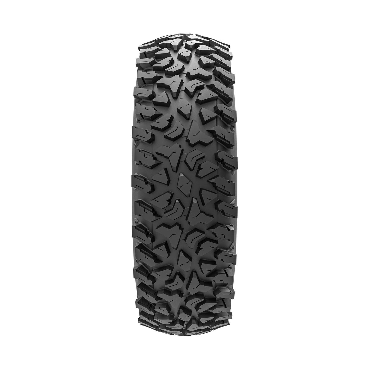 Maxxis Rampage Fury UTV tire aggressive all-terrain tread pattern detail