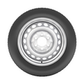 Mercedes-Benz Sprinter 2500 LT245/75R16 silver steel tire and wheel assembly, open box