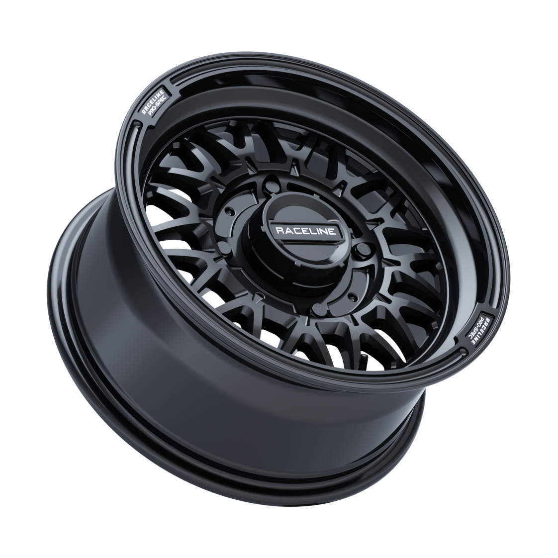 Raceline Omega Gloss Black Wheel 15x7 4x156 +10mm ATV/UTV