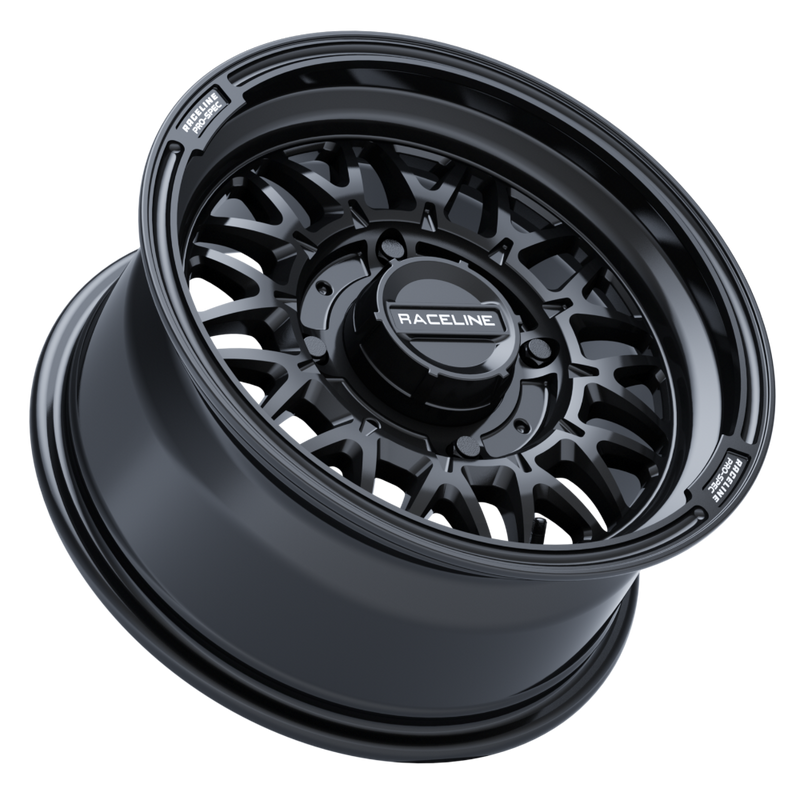 15x7 4x156 +10 Raceline Omega Gloss Black