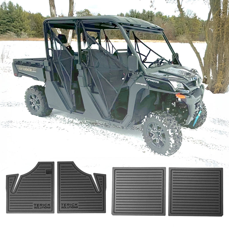 2019-2025 CFMOTO UFORCE 1000/1000 XL Terick Solutions Rubber Floor Mats