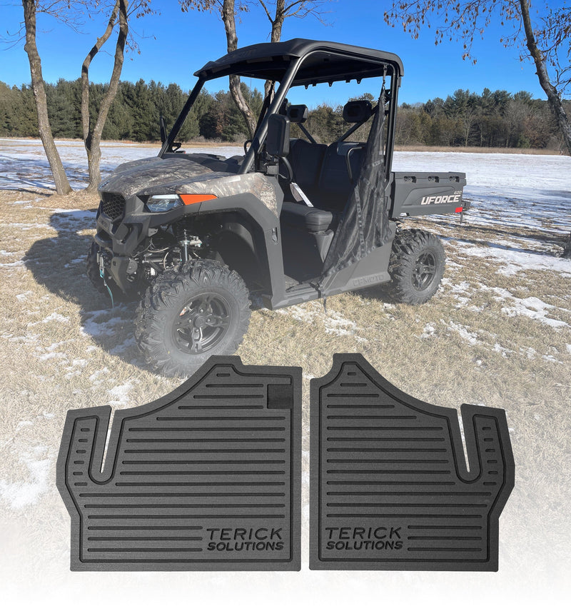 2022-2025 CFMOTO UFORCE 600 Terick Solutions Rubber Floor Mats