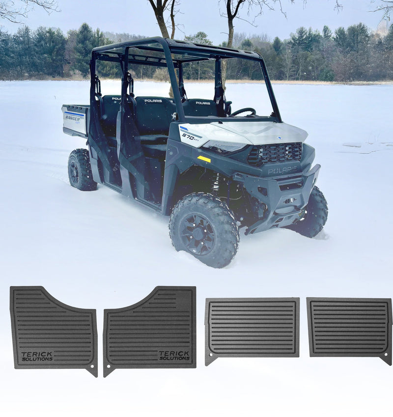 2022-2026 Polaris Ranger 570 Mid-Size Terick Solutions Rubber Floor Mats