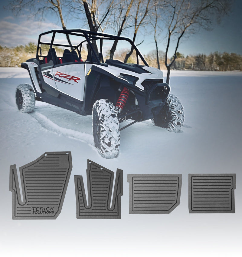 2024-2026 Polaris RZR XP/XP 4 Terick Solutions Rubber Floor Mats