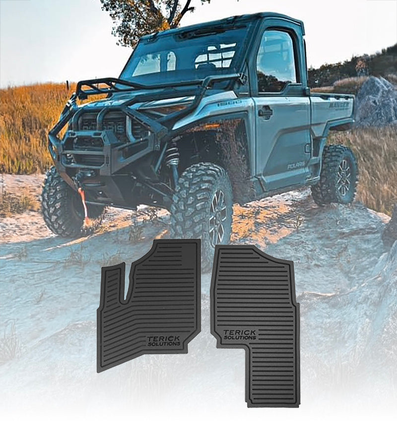 2024-2026 Polaris Ranger XD 1500 Terick Solutions Rubber Floor Mats
