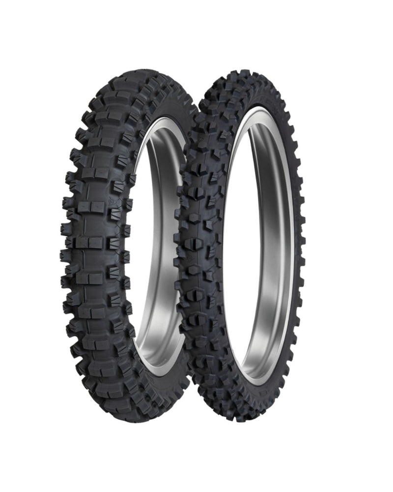 YZ85LW / KX112 / KTM 85 SX 19/16 Tire Set (Big Wheel) | Dunlop Geomax MX34 70/100-19 + 90/100-16