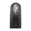Bridgestone Battlax BT54 rear sport bike tire tread pattern with symmetrical chevron blocks and deep grooves