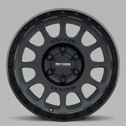 Method MR305 NV 17x8.5 Double Black wheel for Toyota Tacoma 2024+