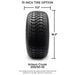 Arisun 10" Golf Tire Set of 4 205/50-10 Cruze Street Golf Cart Tires