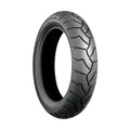 Bridgestone Battlewing BW502 rear dual-sport tire with street-biased tread pattern