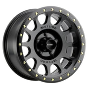 Method MR305 NV 17x8.5 Matte Black wheel for Jeep Gladiator JT
