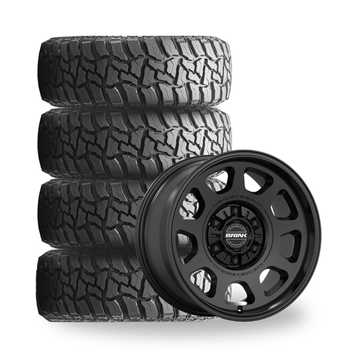 Brink Ford Bronco (6G) Set of 4 17" 6x139.7/6x135 Brink B3 Alpine Wheel & Tire Package - Bronco