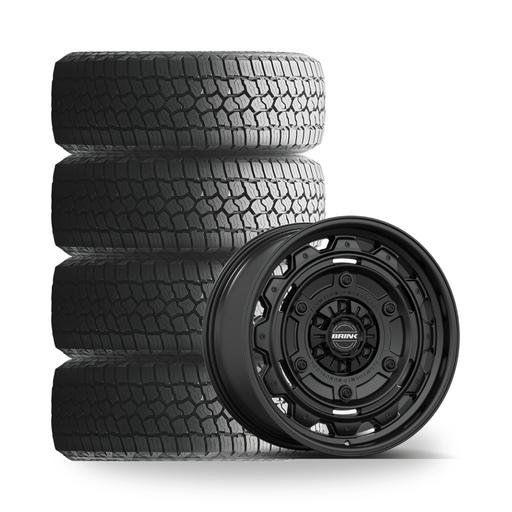 Brink Toyota Tacoma / 4Runner Set of 4 17" 6x139.7/6x135 Brink B4 Barracks Wheel & Tire Package - Tacoma / 4Runner