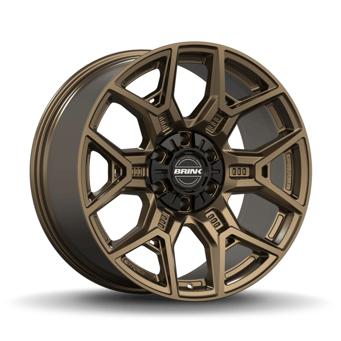 Brink Toyota Tundra Royal Bronze / 275/60R20 SL 115T Milestar PATAGONIA A/T R [22466007] Set of 4 20" 6x139.7/6x135 Brink B2 Insurgent Wheel & Tire Package - Tundra