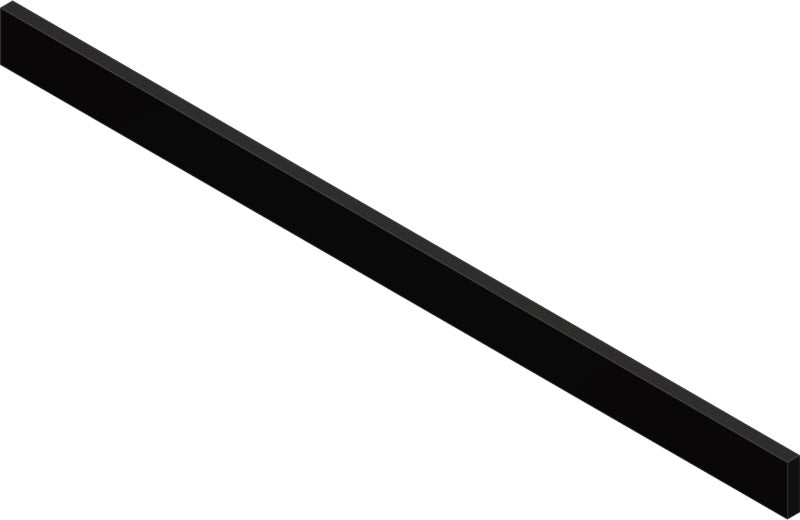 KFI UHMW snow plow wear bar for non-marking protection