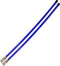 KFI Pro Poly Premium Snow Plow Marker Kit pair with high-visibility blue rods and mounting brackets