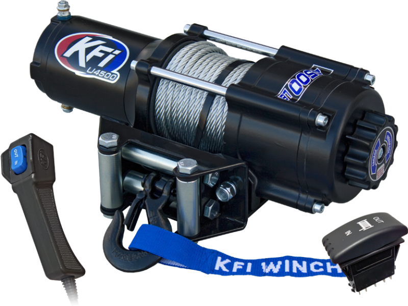 KFI UTV Series Winch 4500 lb with Dash Switch