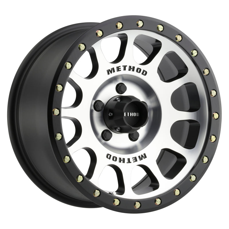Method MR305 NV 17x8.5 Machined/Black Street Loc wheel for Jeep Gladiator JT