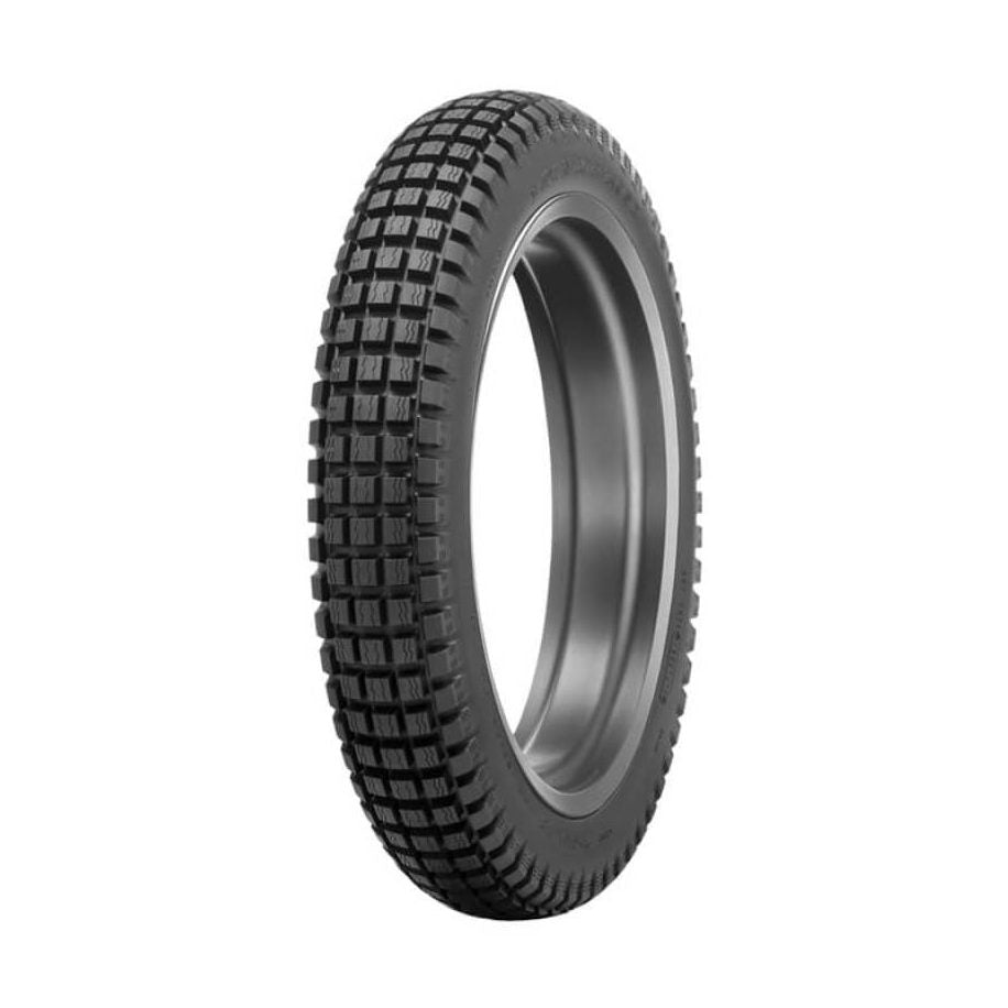 Dunlop K950 rear dual-sport motorcycle tire with aggressive block tread pattern