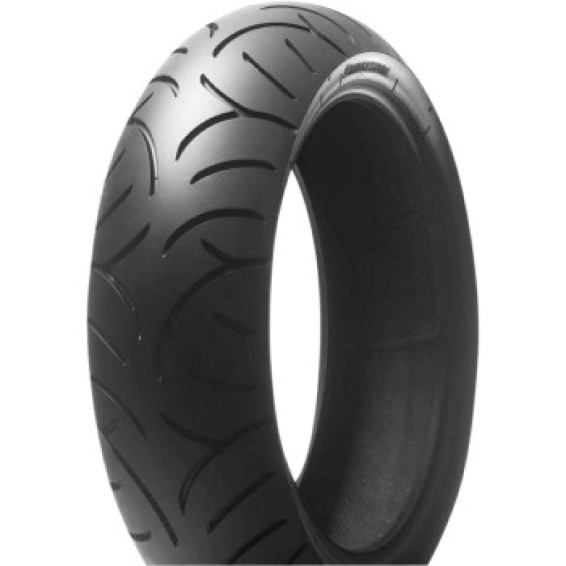 Bridgestone Battlax BT021 rear sport touring motorcycle tire with directional tread pattern