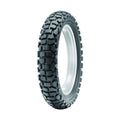 Dunlop D605 4.60-17 rear dual-sport motorcycle tire with aggressive knobby tread