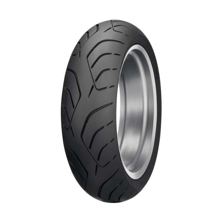 Dunlop Sportmax Roadsmart III rear sport bike tire with angular shoulder tread pattern